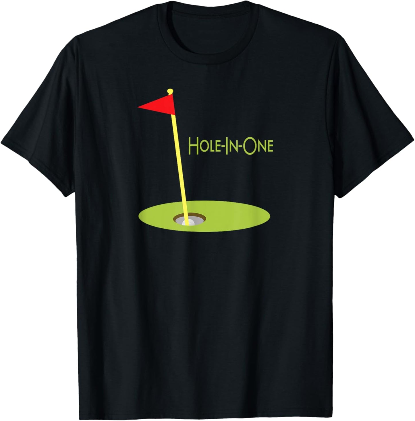 Hole In One Golf Hole In One T-Shirt - T-Shirt | Black