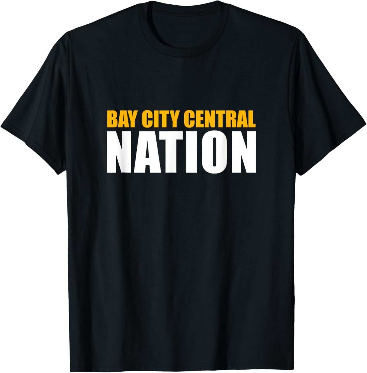 Bay City Central High School Nation T-Shirt - T-Shirt | Black