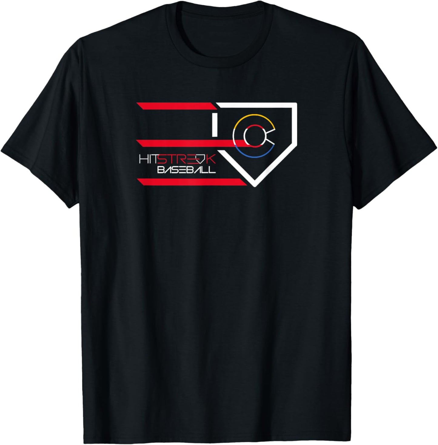 Colorado - Hit Streak Baseball T-Shirt - T-Shirt | Black