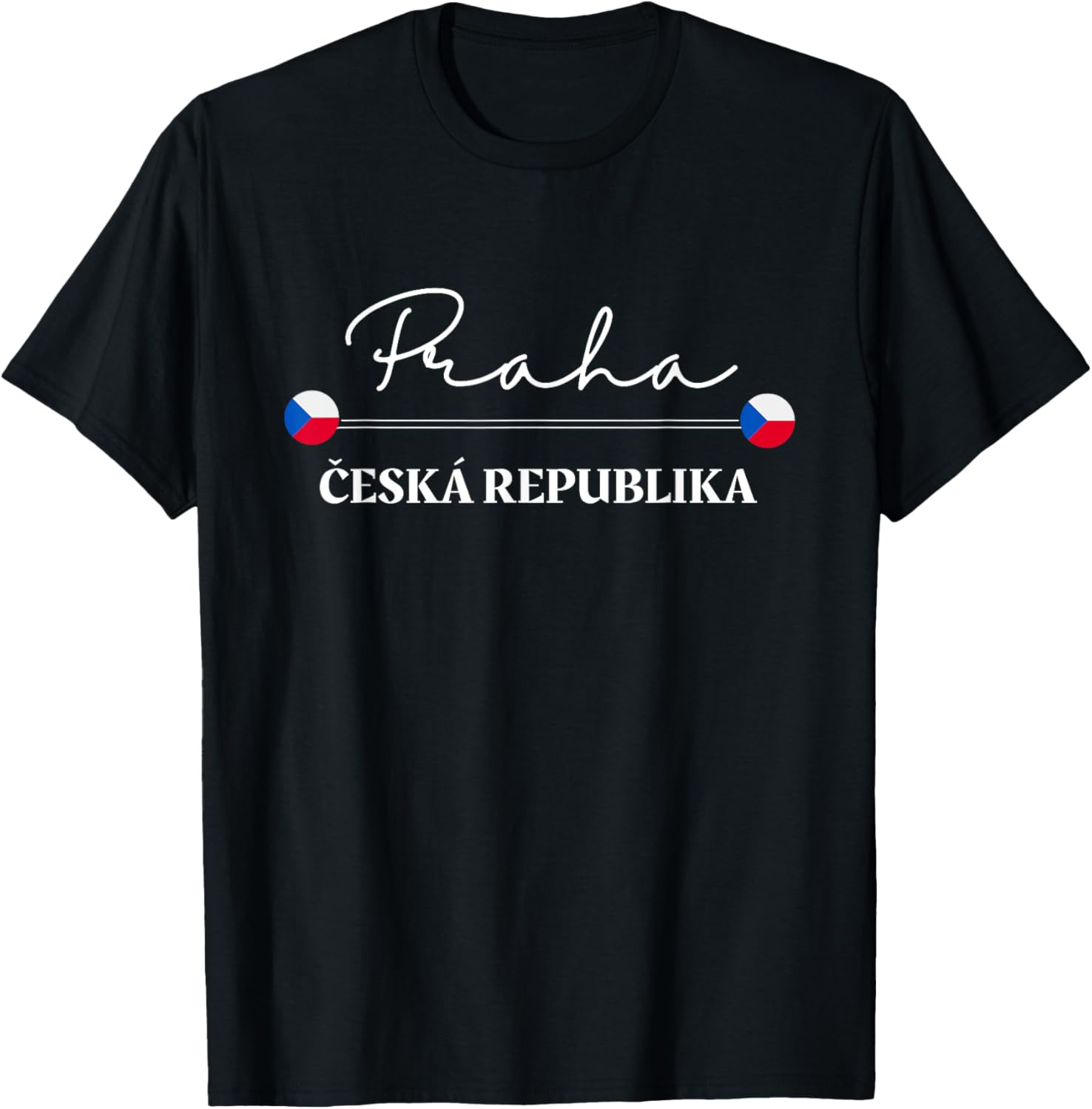 Prague Czech Republic Souvenir Prague T-Shirt - T-Shirt | Black