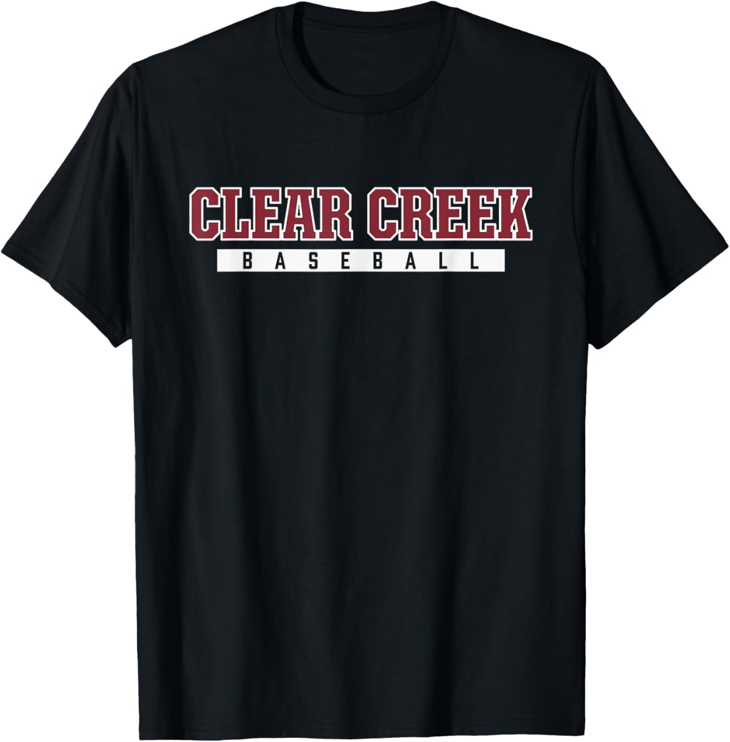 Clear Creek High School Baseball T-Shirt - T-Shirt | Black