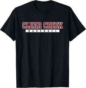 Clear Creek High School Baseball T-Shirt - T-Shirt | Black