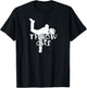 Baseball Pitcher Throw Gas Fastball Velocity Pitching Gifts T-Shirt - T-Shirt | Black