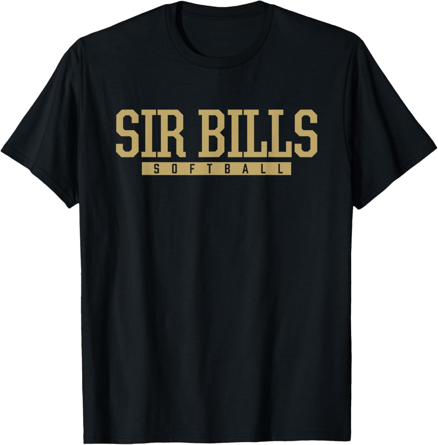 Johnstown Sir Bills Softball HS T-Shirt - T-Shirt | Black