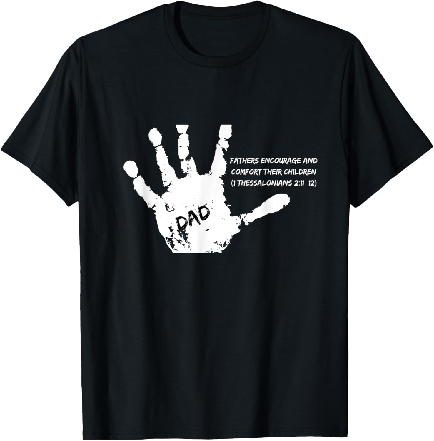 Dad, Father, Gift, Surprise, Blessed Father, Blessed Dad T-Shirt - T-Shirt | Black