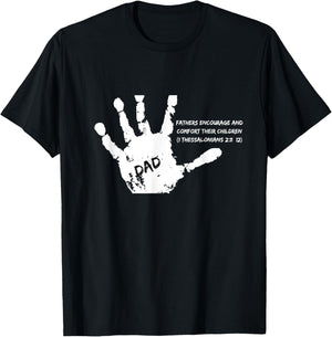 Dad, Father, Gift, Surprise, Blessed Father, Blessed Dad T-Shirt - T-Shirt | Black