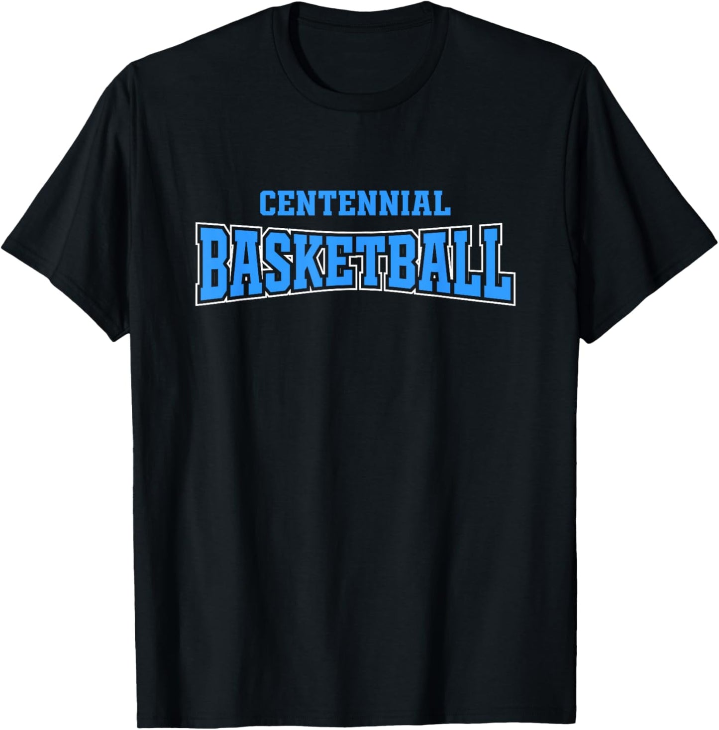 Centennial High School Basketball Warp HS T-Shirt - T-Shirt | Black