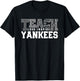 Yankees North Teach Love Inspire Slogan HS T-Shirt - T-Shirt | Black