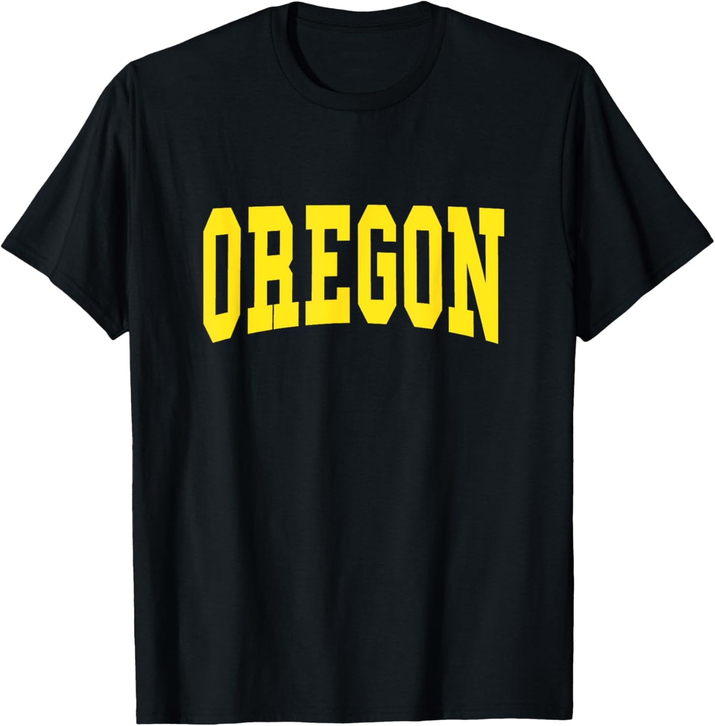 OREGON - Throwback Design - Classic T-Shirt - T-Shirt | Black