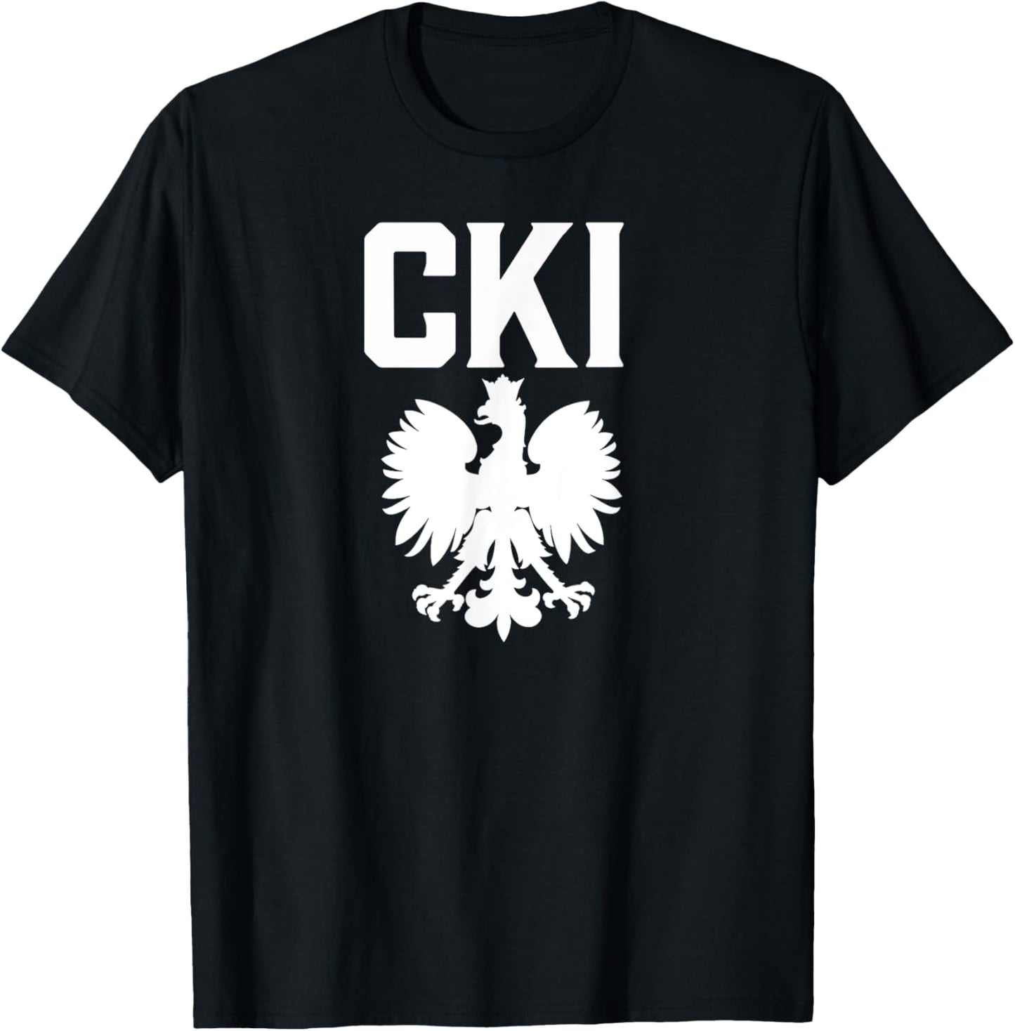 CKI Polish Surnames Polish Family Dyngus Day Polish Eagle T-Shirt - T-Shirt | Black