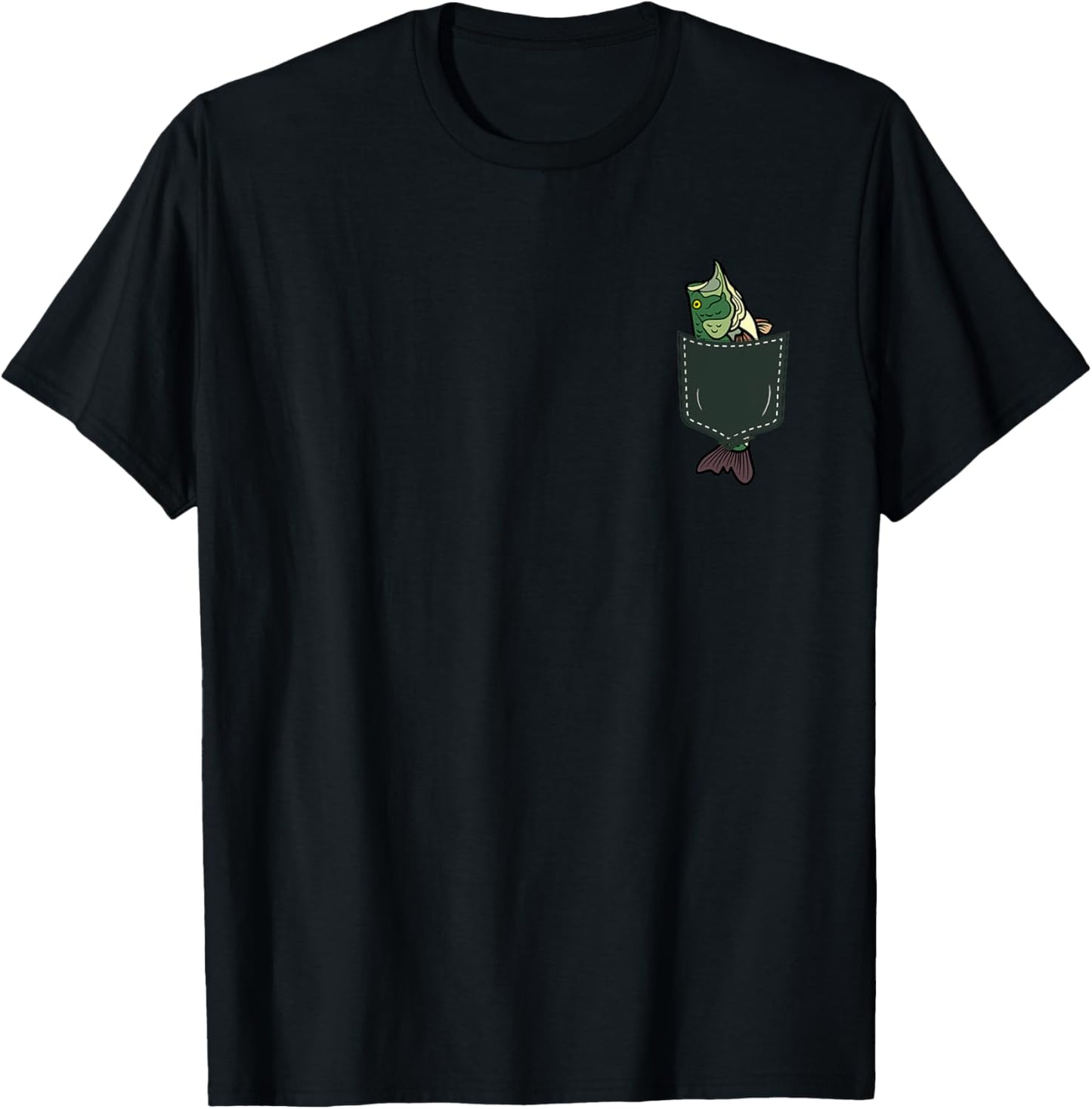 Musky Fishing Fisherman T-Shirt - T-Shirt | Black