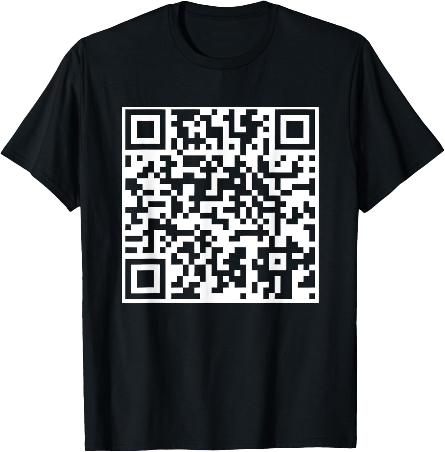 Funny QR President Trump Dance Code T-Shirt - T-Shirt | Black