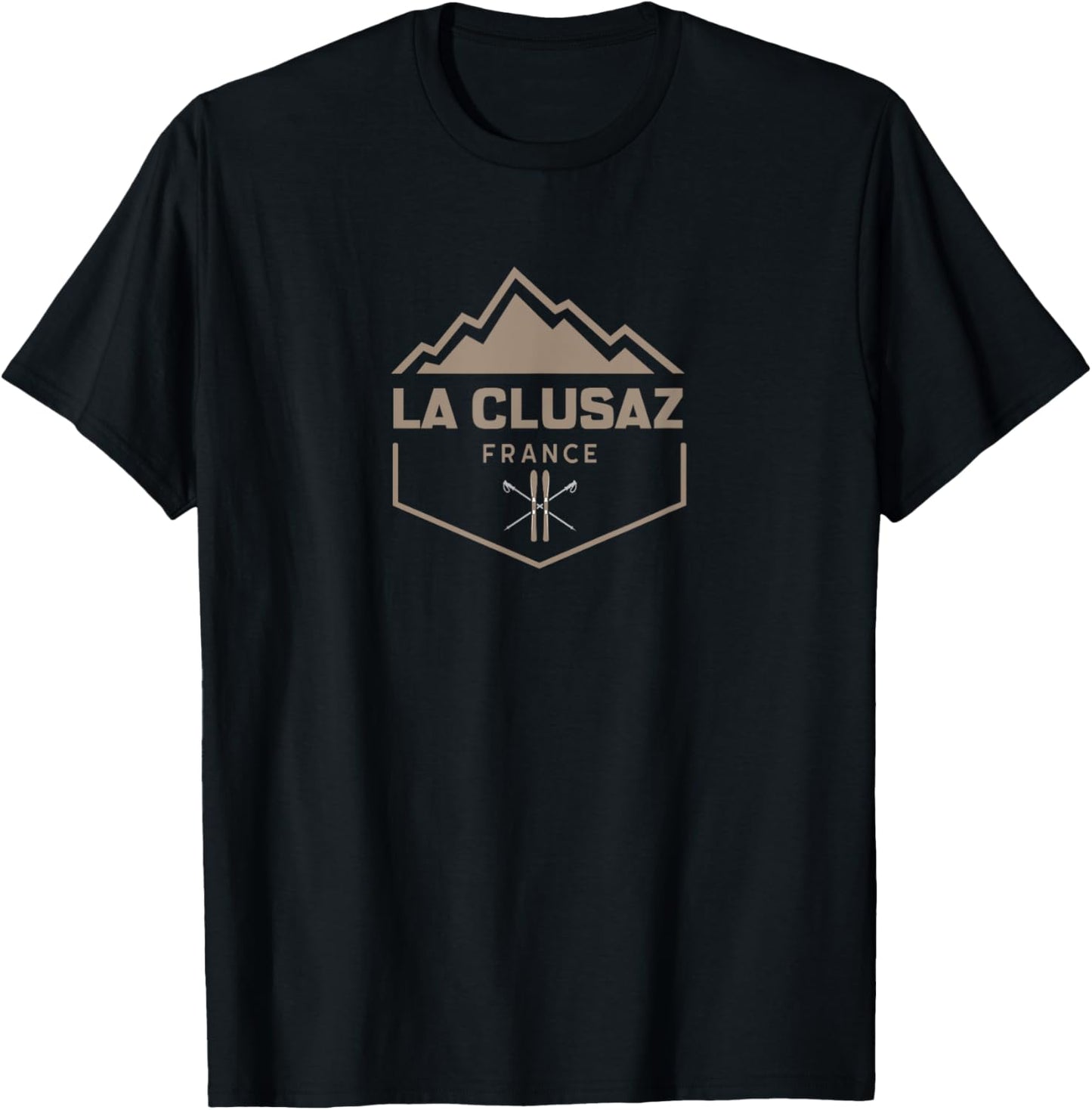 La Clusaz France T-Shirt - T-Shirt | Black