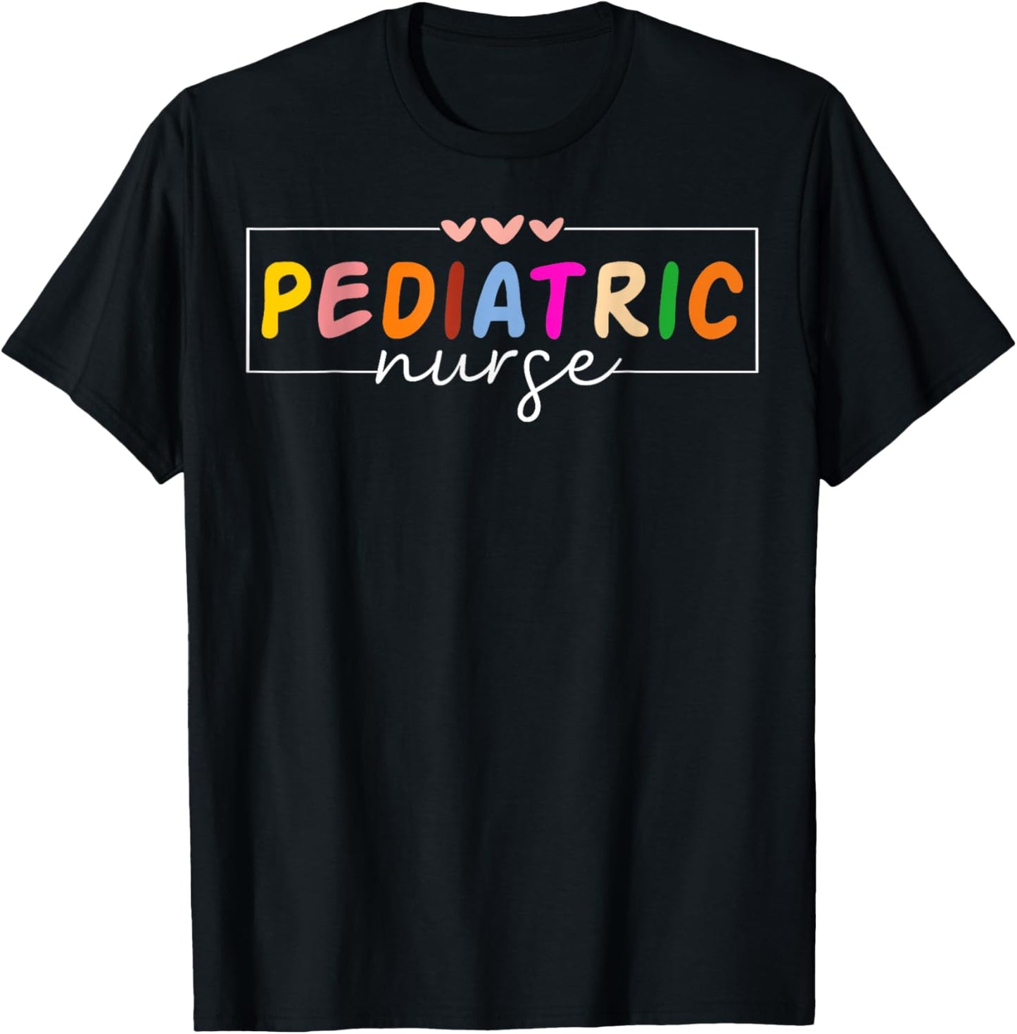 Cute Pediatric Nurse Practitioner Funny Pediatric Nursing T-Shirt - T-Shirt | Black