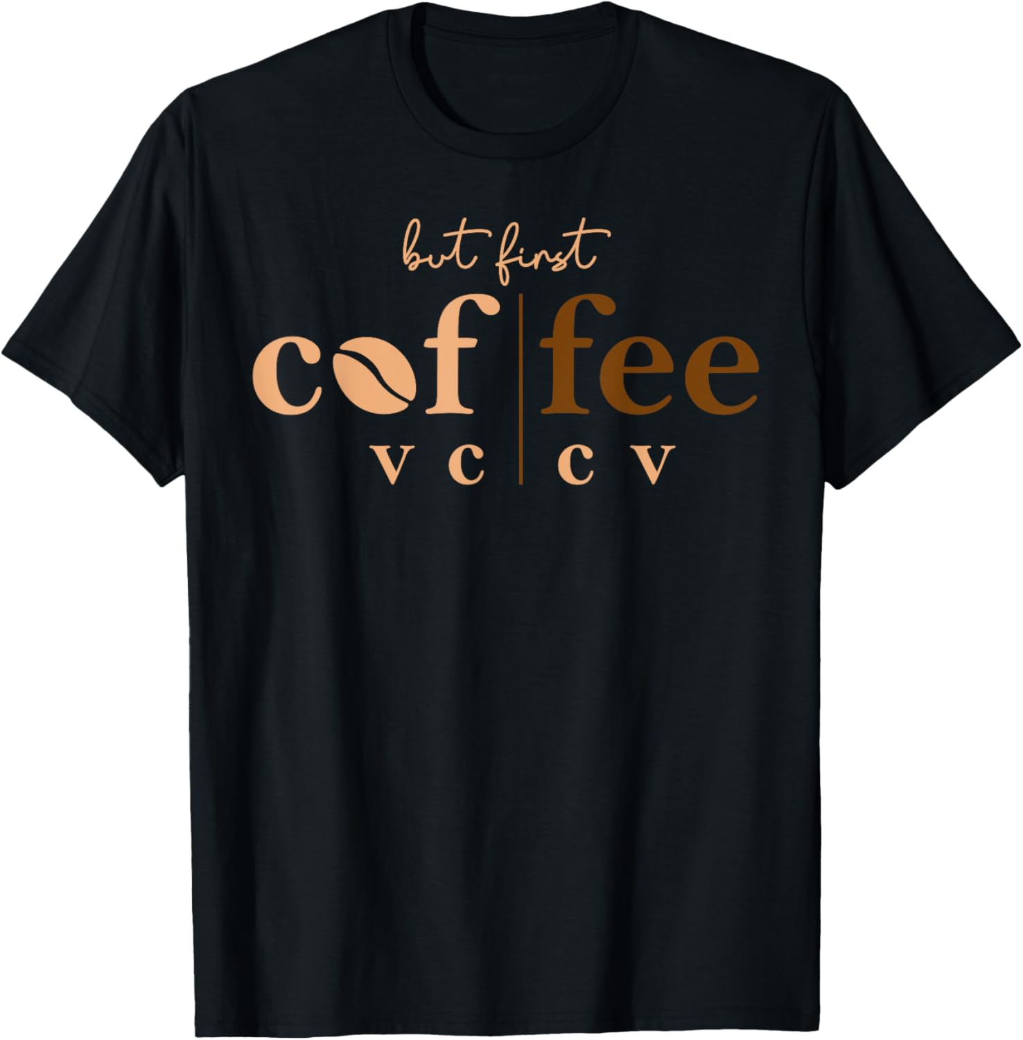 Linguist Teacher Science Of Reading Coffee Lover Phonics T-Shirt - T-Shirt | Black