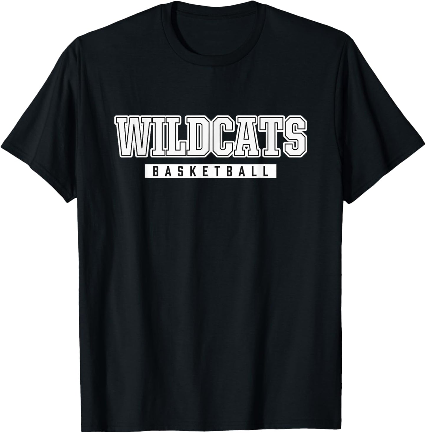 Wildcats Basketball Fletcher High School T-Shirt - T-Shirt | Black