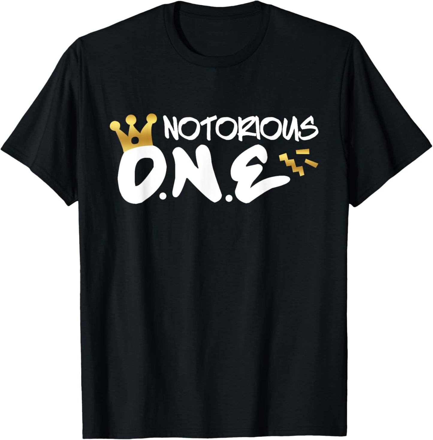 One Of The Notorious One Old School 1st Hip Hop Birthday T-Shirt - T-Shirt | Black