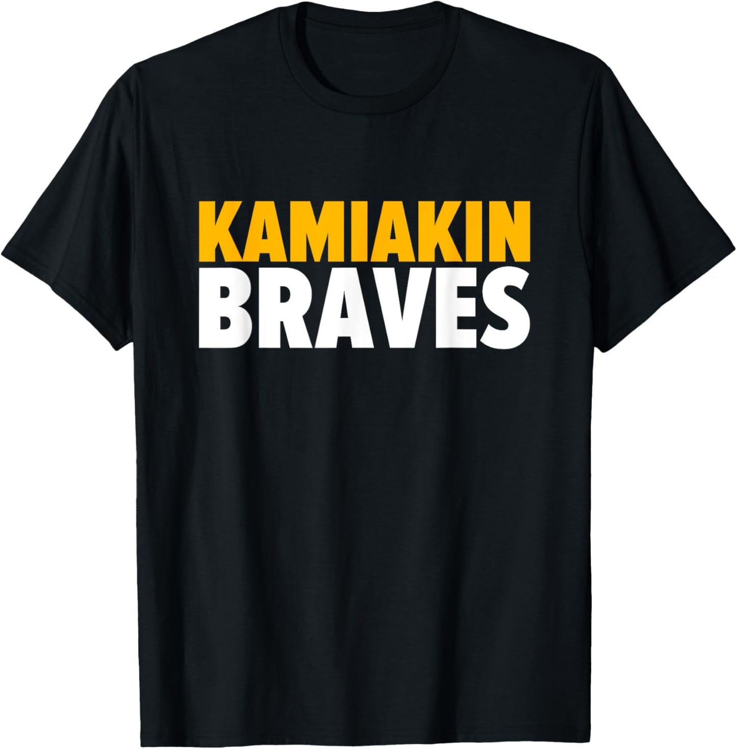 Kamiakin Braves Bold T-Shirt - T-Shirt | Black