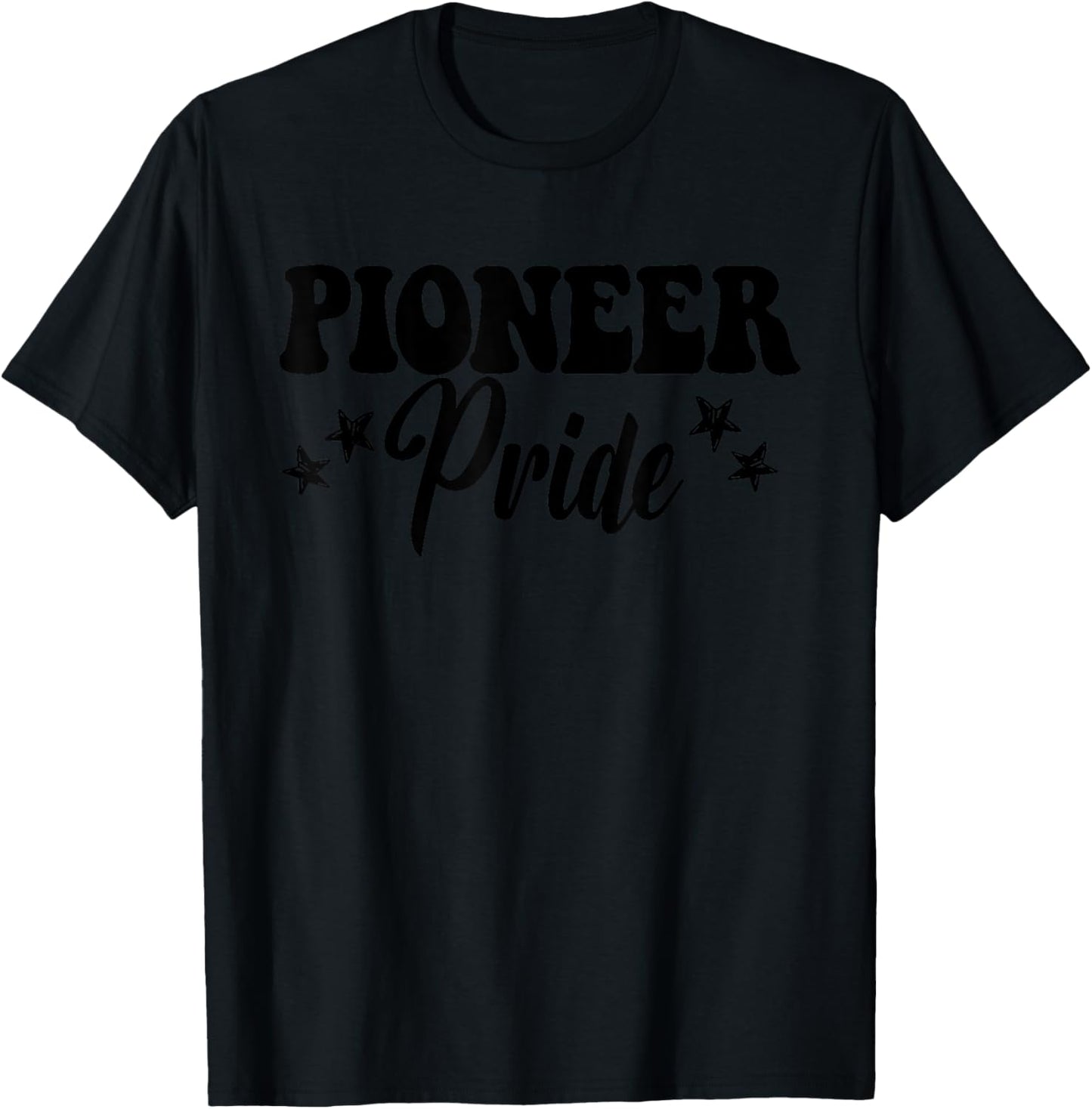 Pioneer Pride High School Pioneers Sports Team Pioneers T-Shirt - T-Shirt | Black