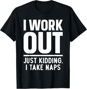 Funny Nap Art Women Work Out Sleep Napping Nap Lover T-Shirt - T-Shirt | Black