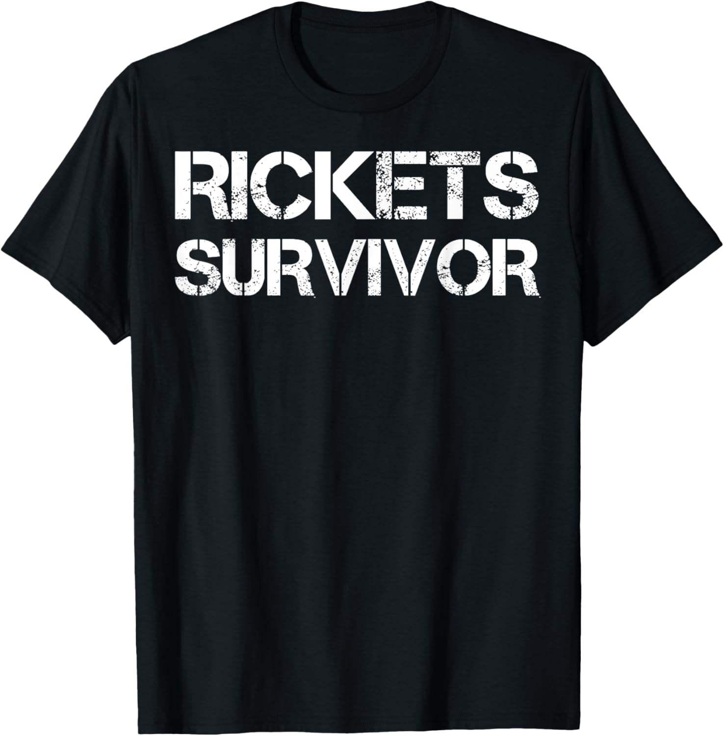 Rickets Survivor T-Shirt - T-Shirt | Black