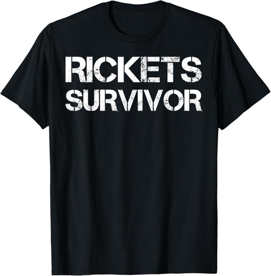 Rickets Survivor T-Shirt - T-Shirt | Black