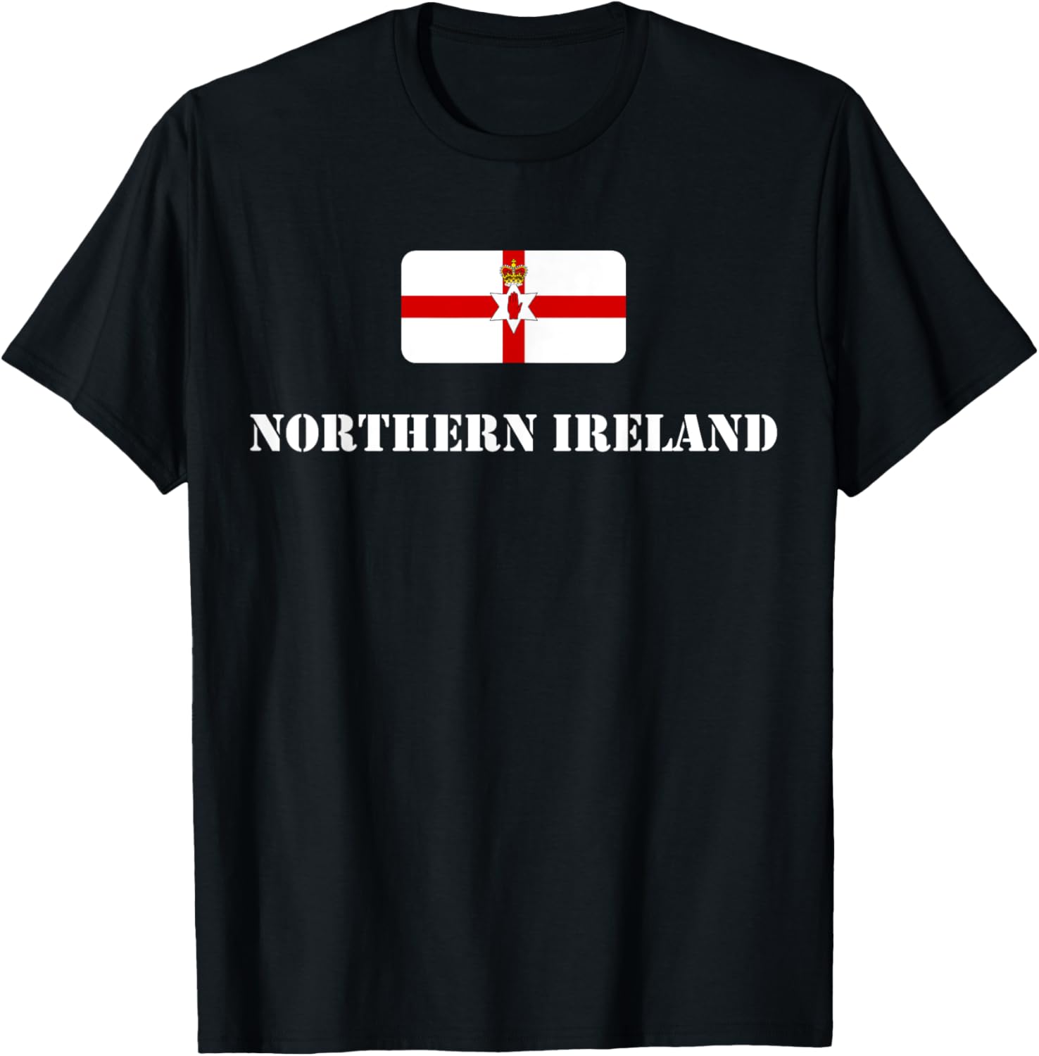 Northern Ireland Flag, Norlin Airlann, Northern Ireland T-Shirt - T-Shirt | Black