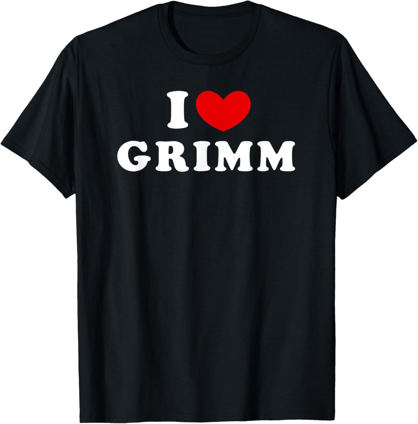 I Love Grimm, I Heart Grimm T-Shirt - T-Shirt | Black