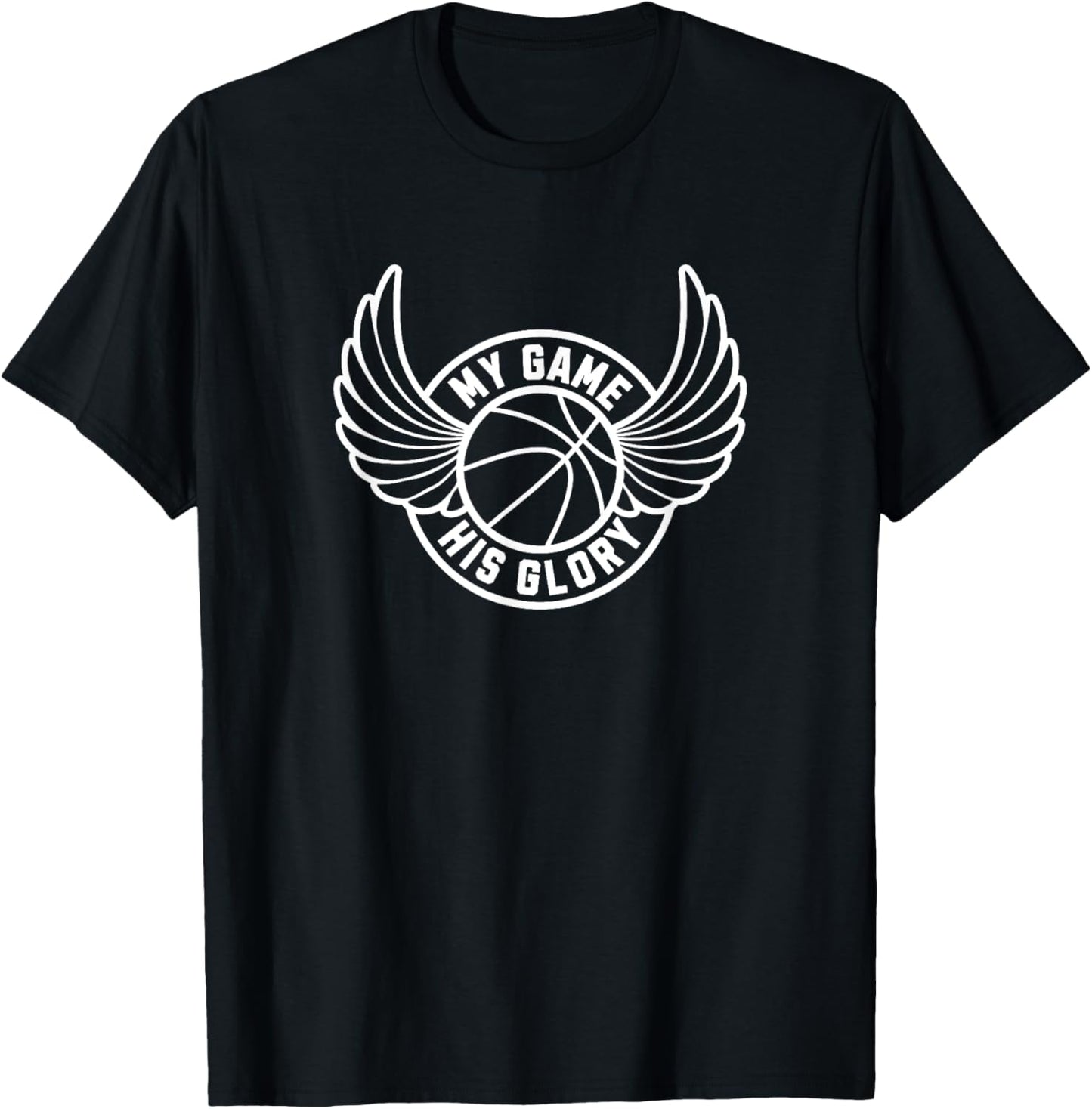 My Game His Glory T-Shirt - T-Shirt | Black