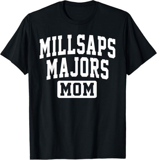 Millsaps College Majors Mom Mother Arch Vintage Family Women T-Shirt - T-Shirt | Black