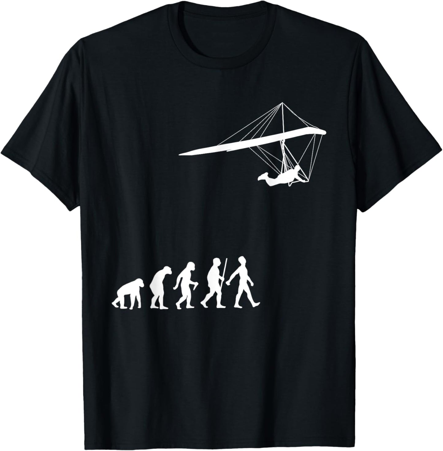 Best Hang Glider Art Women Hang Glide Hang Gliding T-Shirt - T-Shirt | Black