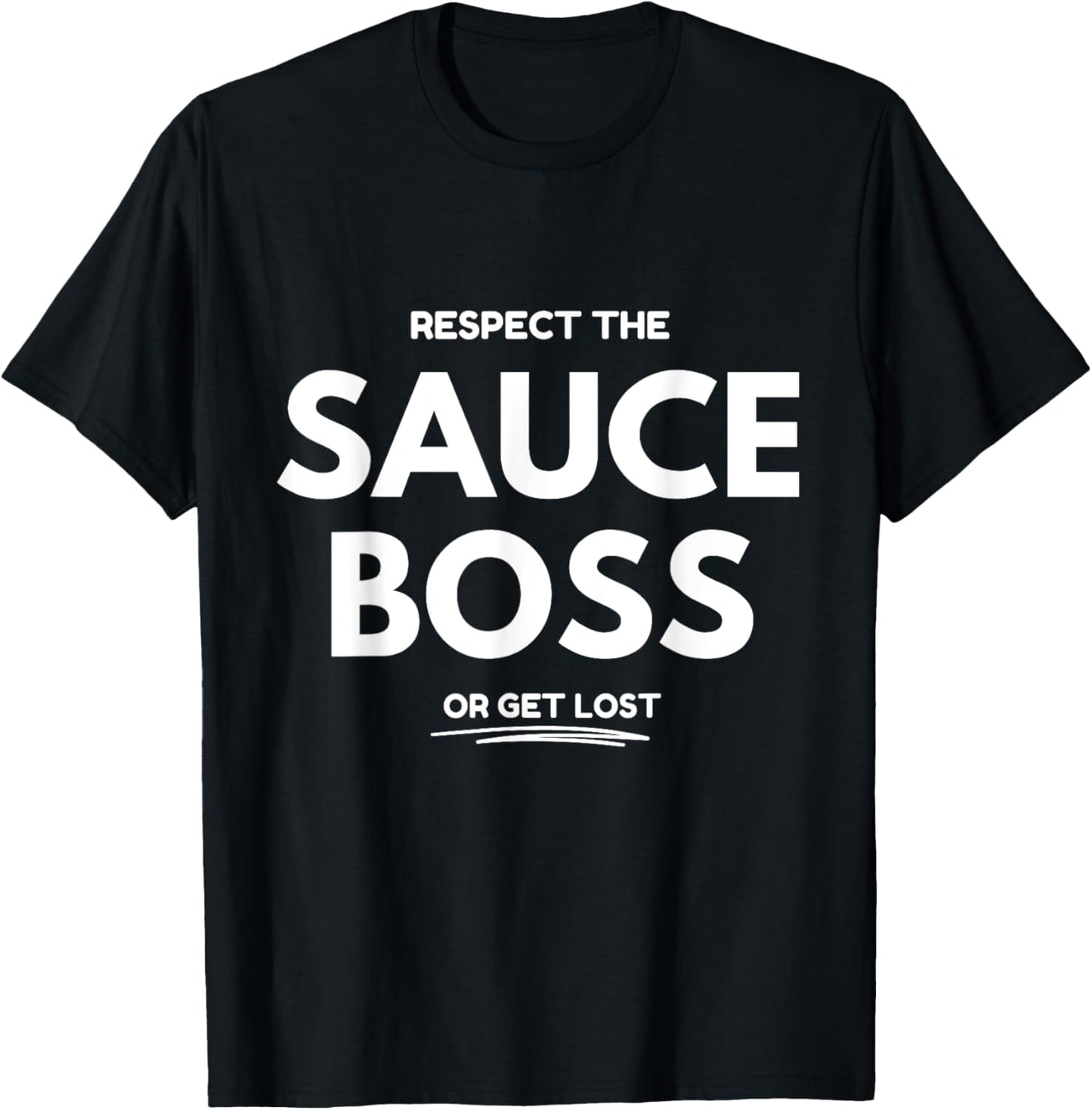 The Sauce Boss T-Shirt - T-Shirt | Black