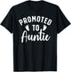 Cute Promoted To Auntie Design Going To Be An Aunt T-Shirt - T-Shirt | Black