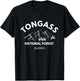 Tongass National Forest Alaska Souvenir Apparel - Hiking T-Shirt - T-Shirt | Black