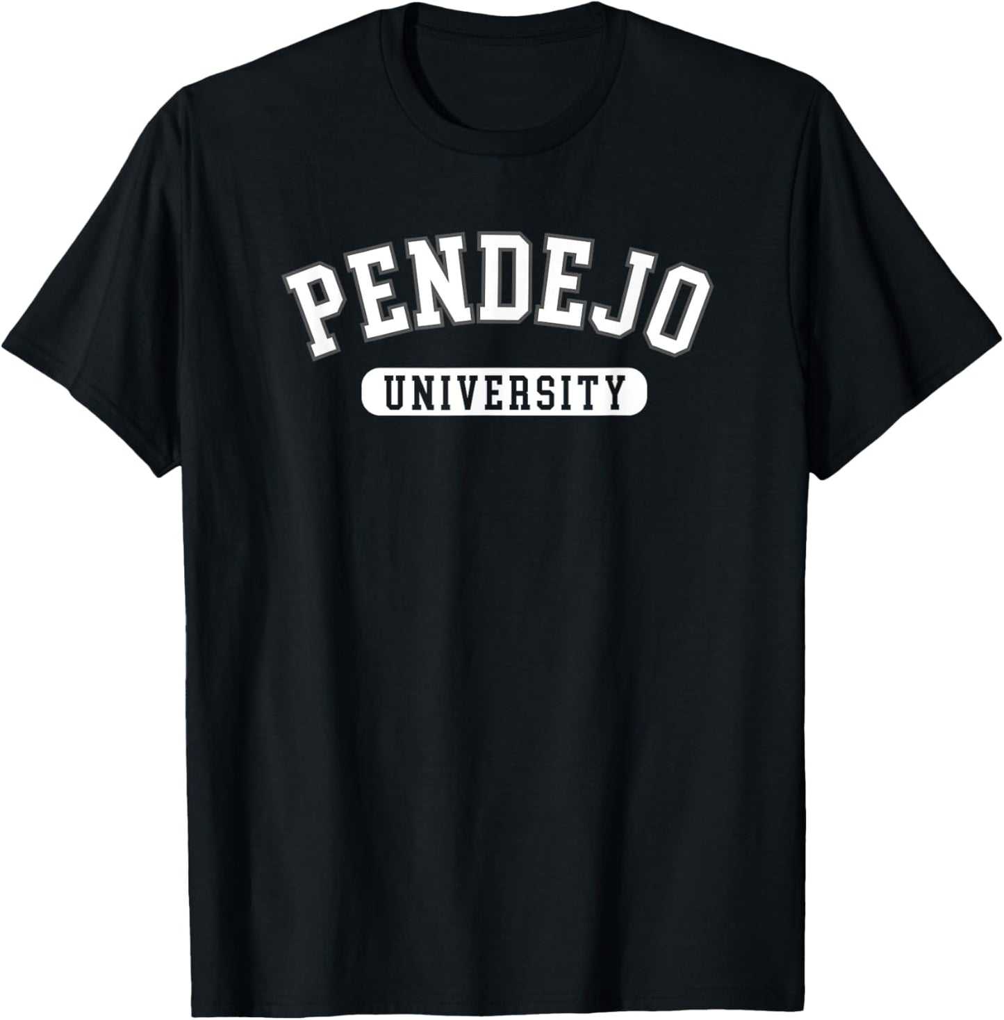 Pendejo University Funny Collegiate T-Shirt - T-Shirt | Black