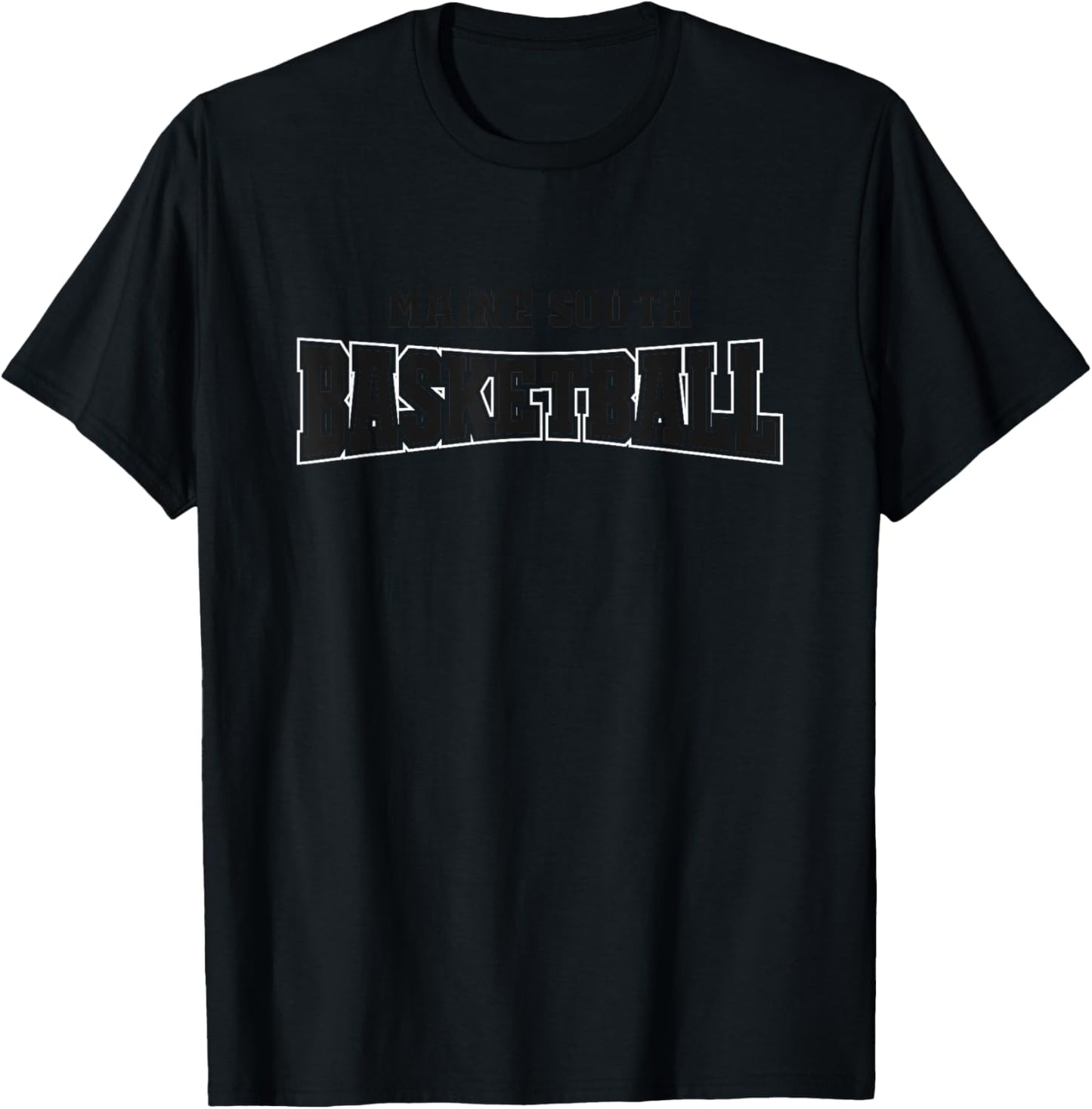 Maine South High School Basketball Warp HS T-Shirt - T-Shirt | Black