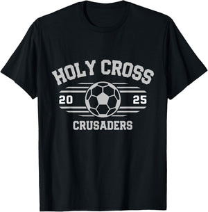 Holy Cross Crusaders Soccer Ball 2025 T-Shirt - T-Shirt | Black