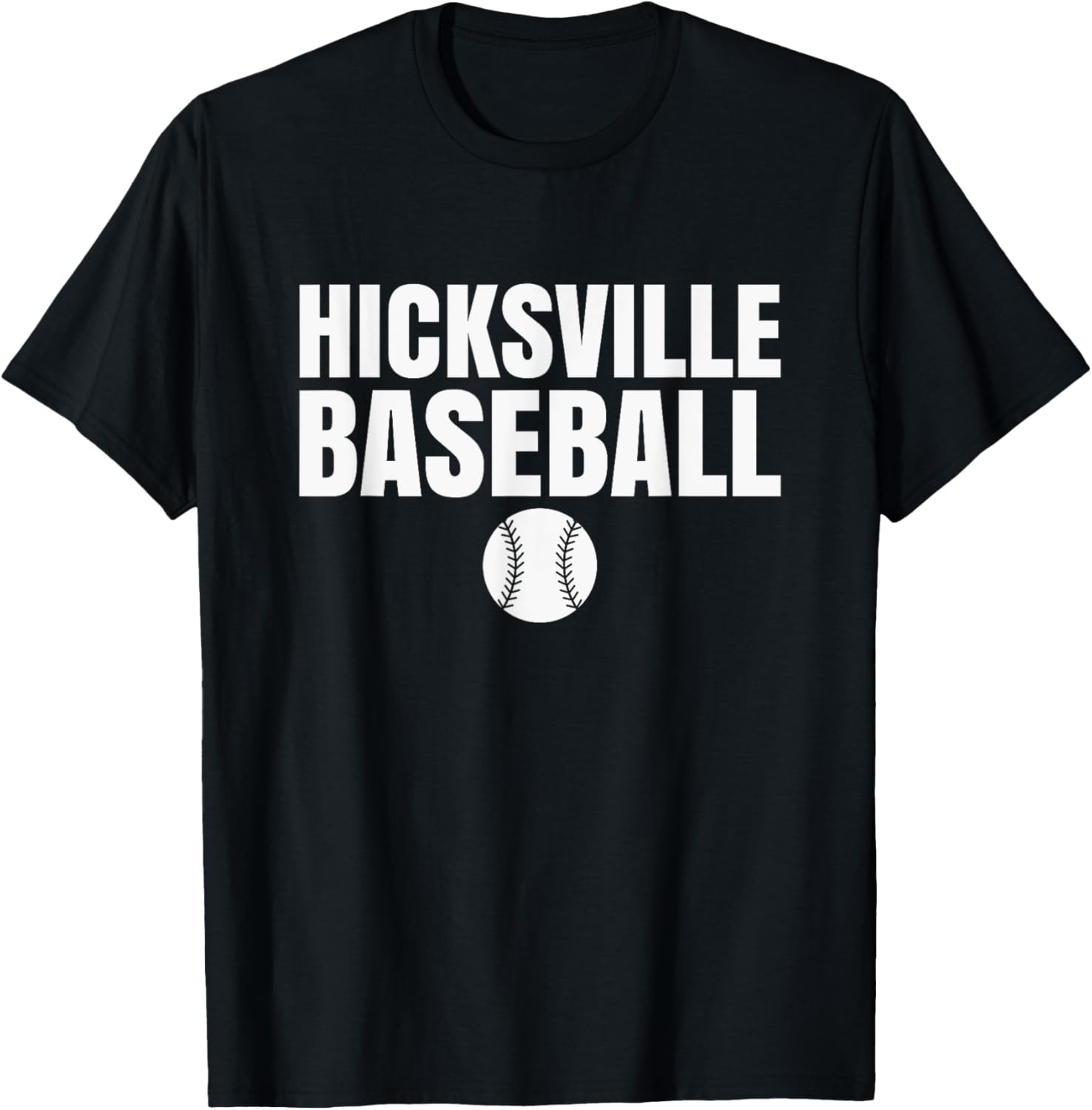 Hicksville High School Baseball T-Shirt - T-Shirt | Black