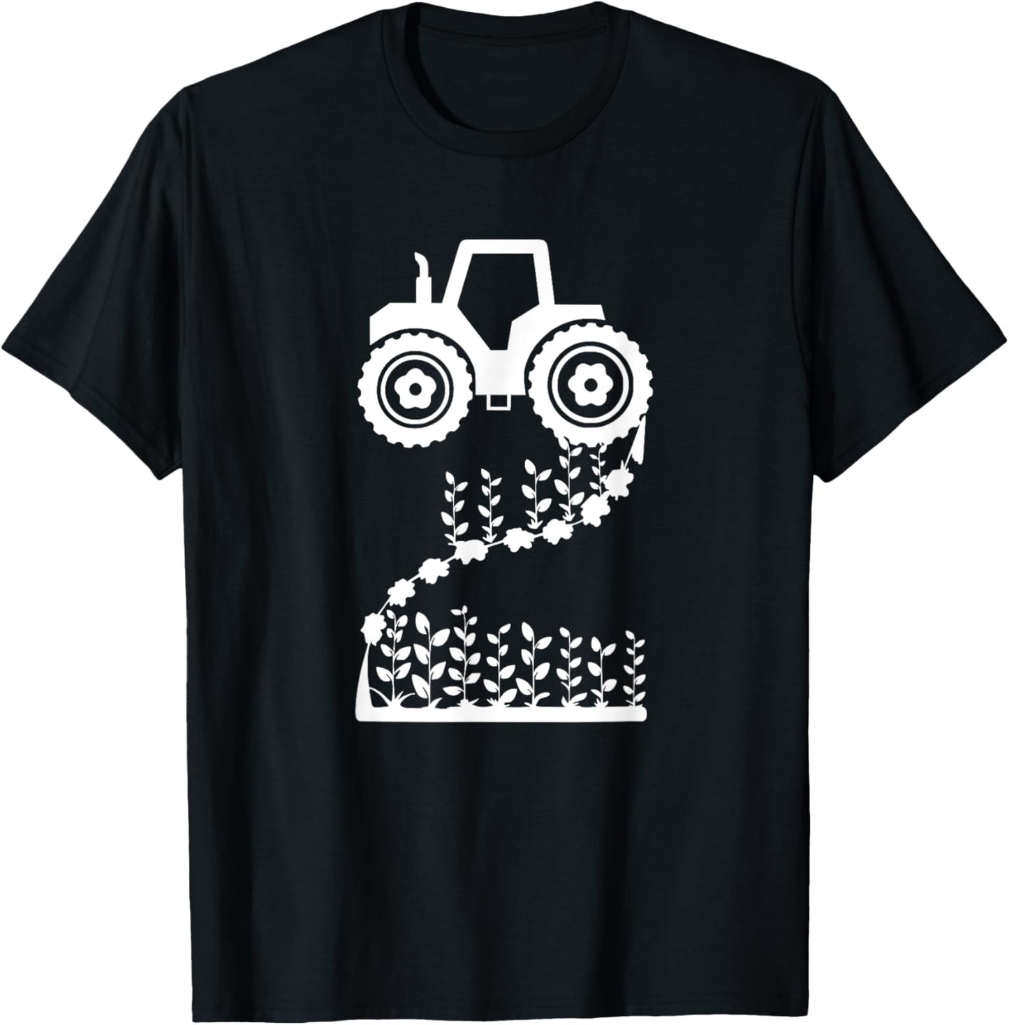 Number 2 Themed 2nd Birthday Tractor Design For Farmer Kids T-Shirt - T-Shirt | Black
