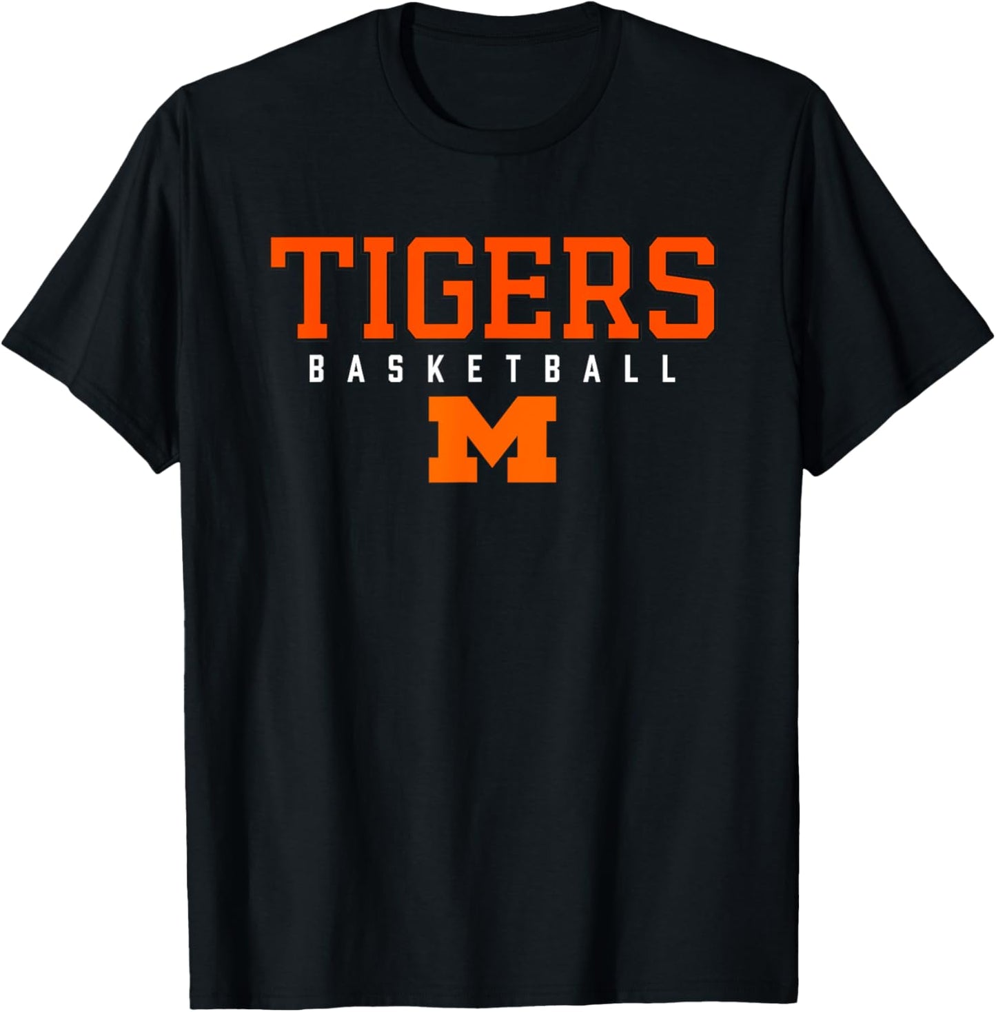 Massillon Tigers Logo Basketball HS T-Shirt - T-Shirt | Black