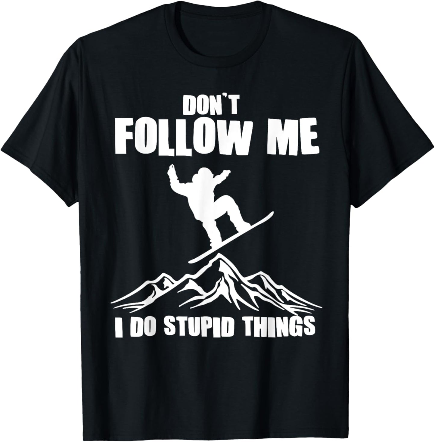 Cool Snowboarding Art Women Snowboard Snowboarder T-Shirt - T-Shirt | Black