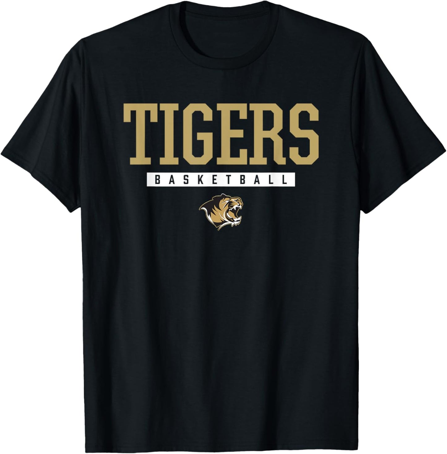 Bentonville Tigers Logo Basketball HS T-Shirt - T-Shirt | Black