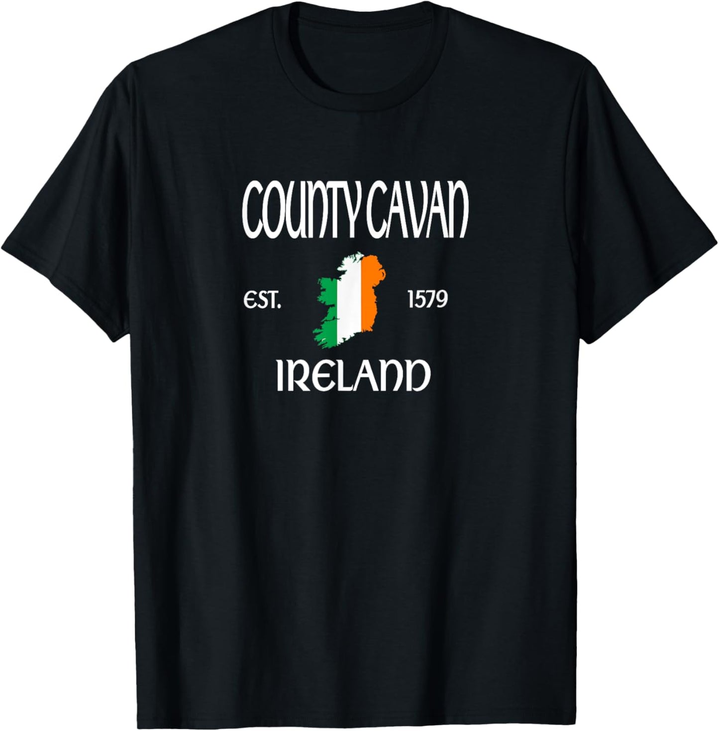 County Cavan Ireland T-Shirt - T-Shirt | Black