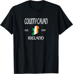 County Cavan Ireland T-Shirt - T-Shirt | Black