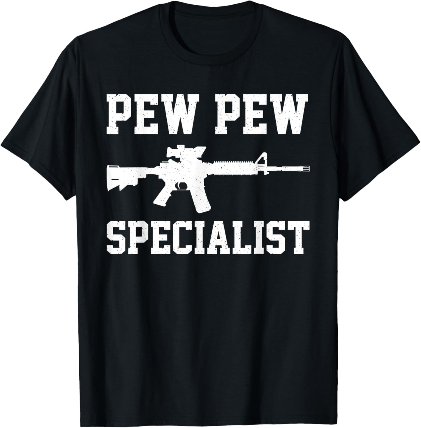 Funny Airsoft Art Women Tactical Gun Combat Airsoft T-Shirt - T-Shirt | Black
