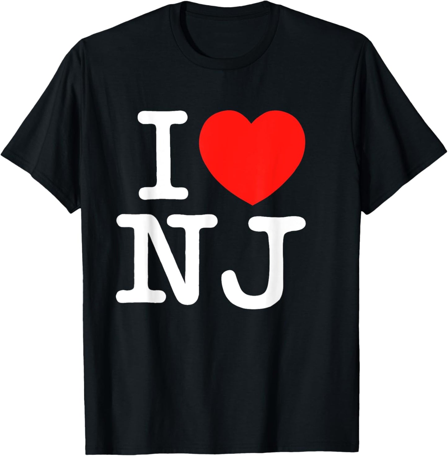 I heart NJ T-Shirt - T-Shirt | Black