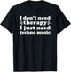 Techno Music I Love Techno Music Funny Techno Music T-Shirt - T-Shirt | Black