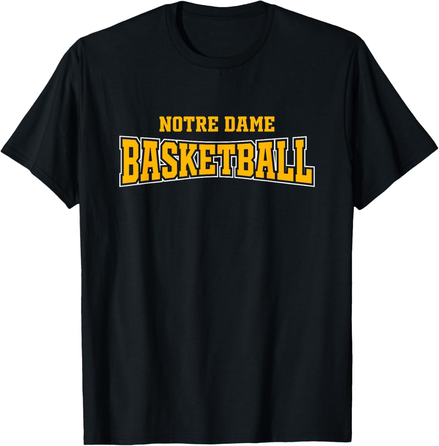 Notre Dame High School Basketball Warp HS T-Shirt - T-Shirt | Black