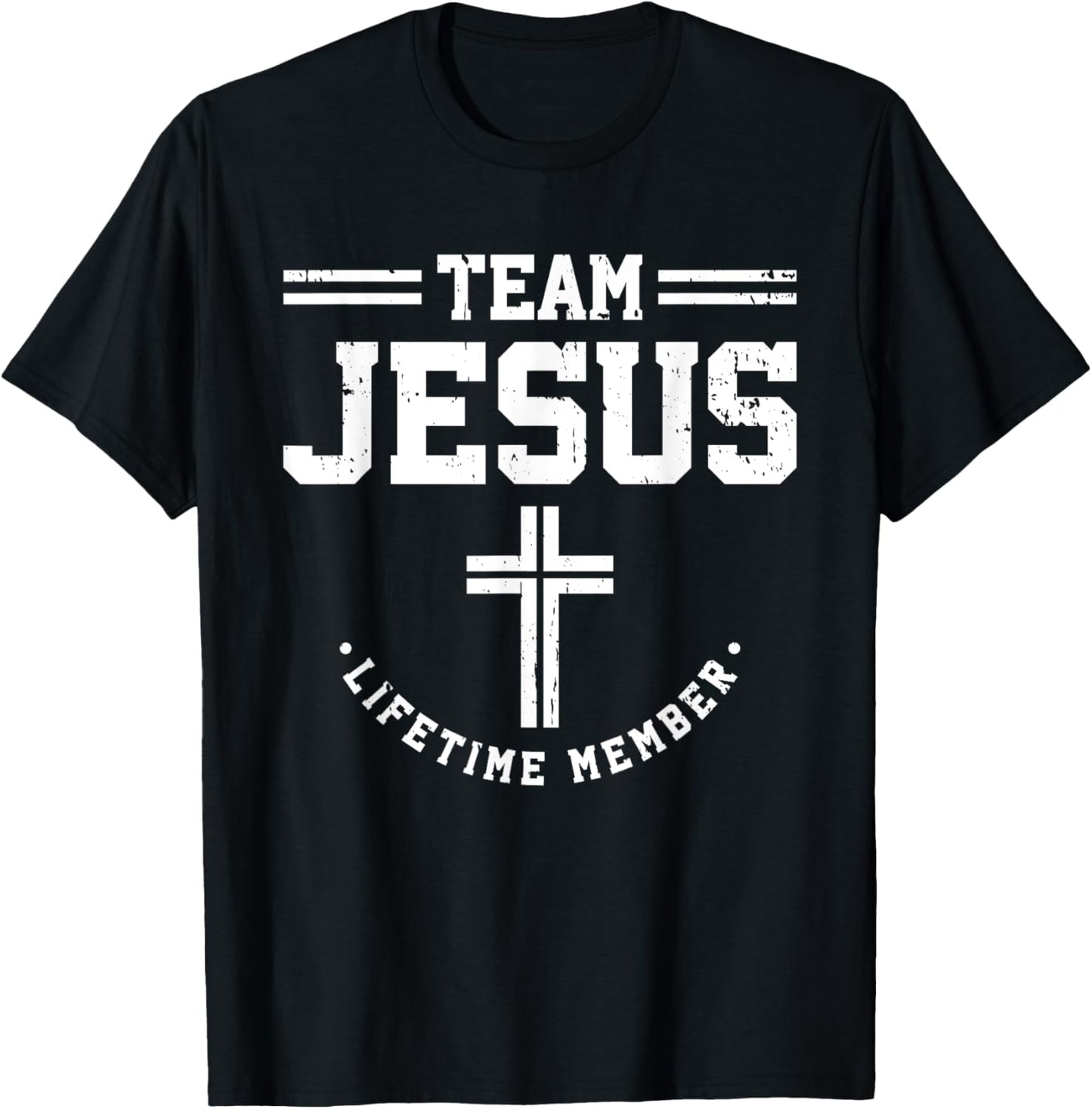 Christian - Team Jesus 03 Faith Hope Love T-Shirt - T-Shirt | Black