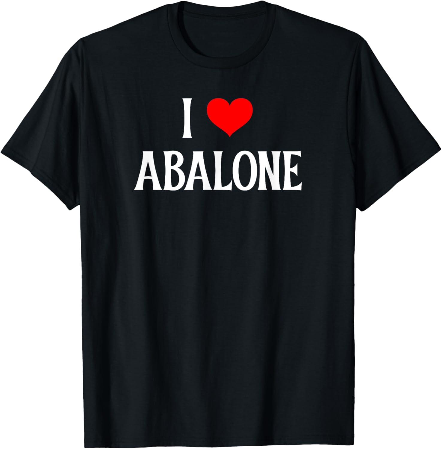 I Love Abalone I Heart Abalone Marble Board Game Lover T-Shirt - T-Shirt | Black